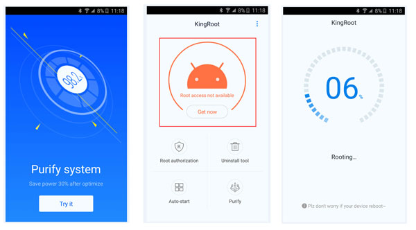 Android root with KingRoot