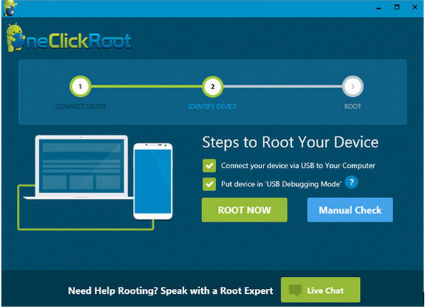 Root Samsung with One Click Root