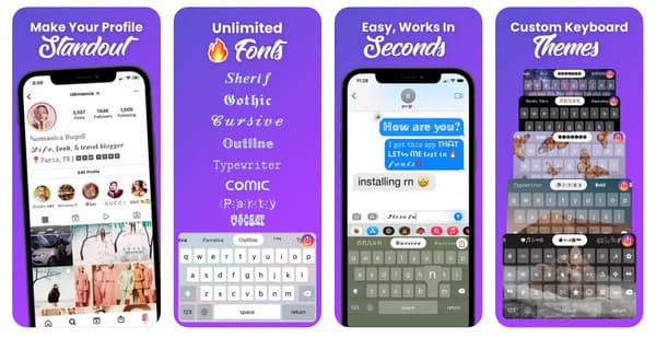 Social fonts Keyboard