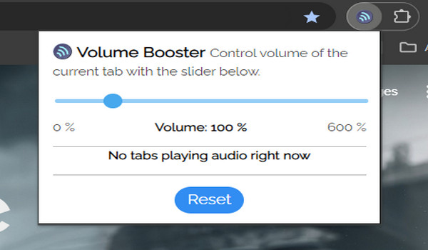 Volume Booster Interface