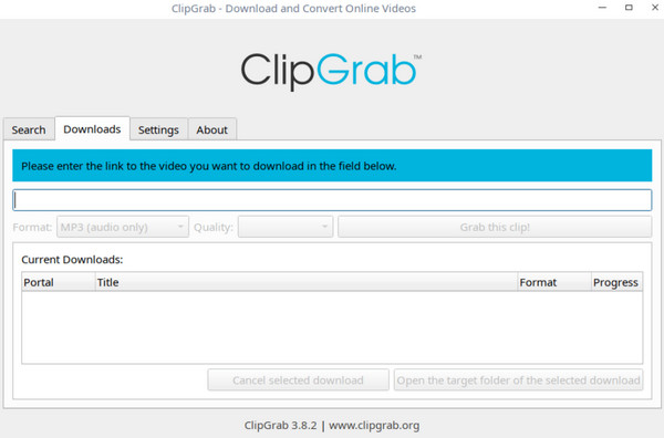 ClipGrab Interface