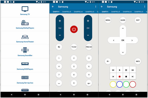 Samsung Blu-ray Player Remote App