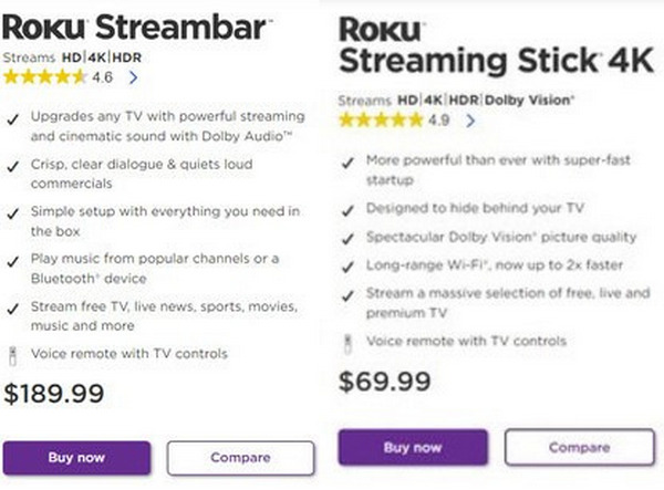 Roku Prices