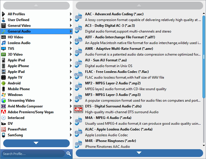 Profile Settings