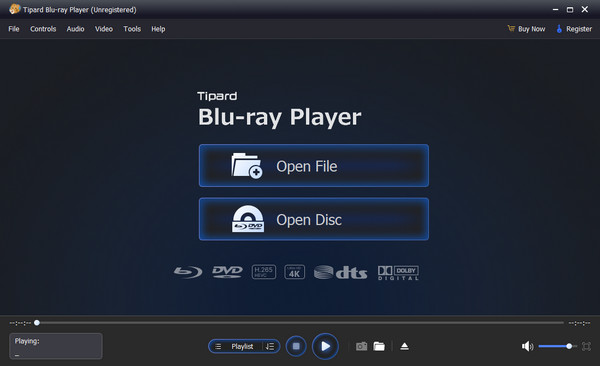 Interface Tipard Bluray