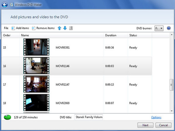 Windows DVD Maker