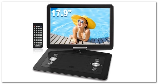 17 Inch Large Portable Dvd Player