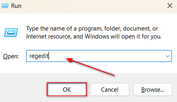 Regedit Dialogue Box