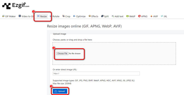 GIF Resizer Upload File