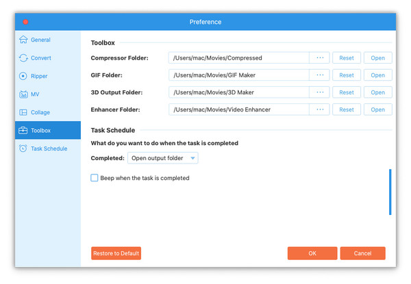 Settings Toolbox