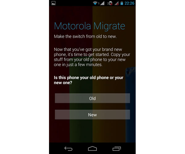 Motorola Migrate