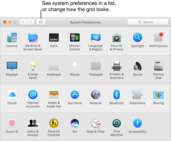 System Preferences