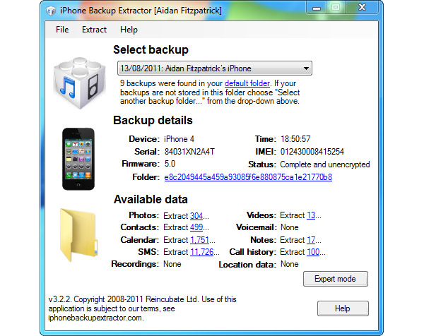 iPhone Backup