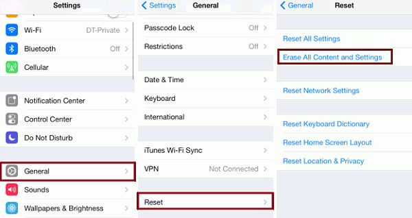 Reset iPhone Settings