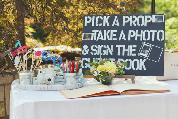 DIY Wedding Booth