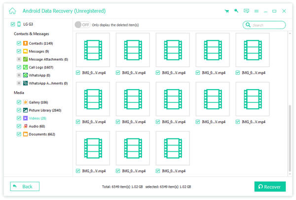 Extract Data from Broken Screen Android