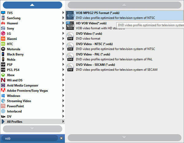 Convert MTS to VOB