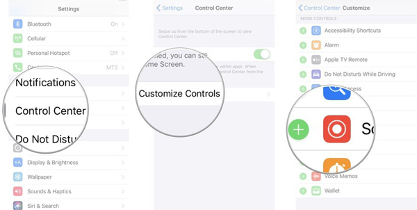 Add screen recording feature ios