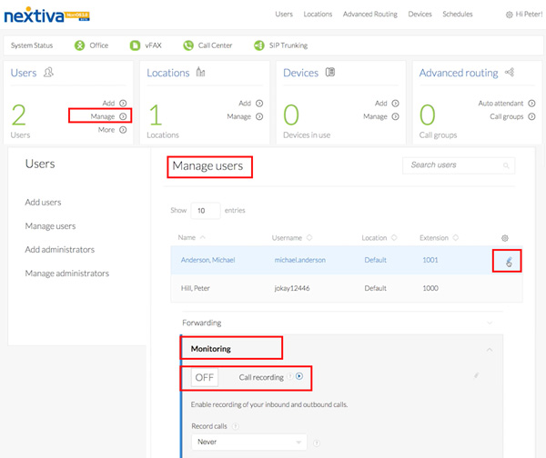 Nextiva Call Recording App