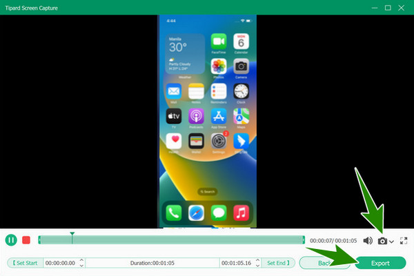 Tipard Export iPhone Screen