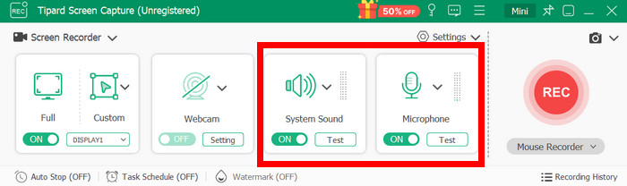 System Sound Microphone