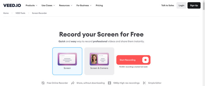 Veed io ScreenRecorder