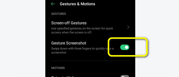 Screenshot Gestures