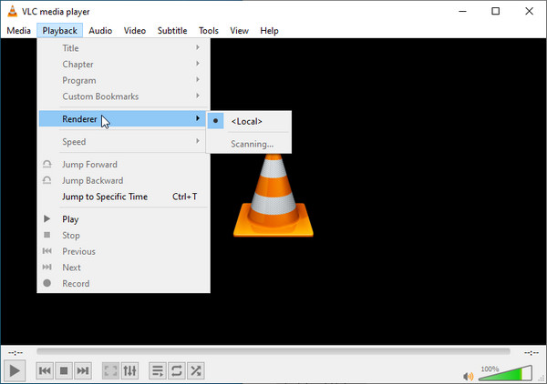 Open Render on VLC