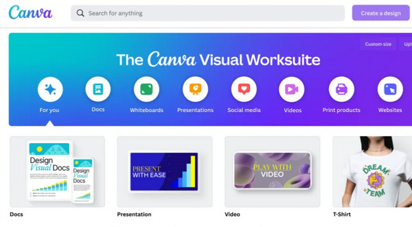 Canva Interface