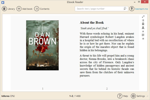 icecream ebook reader