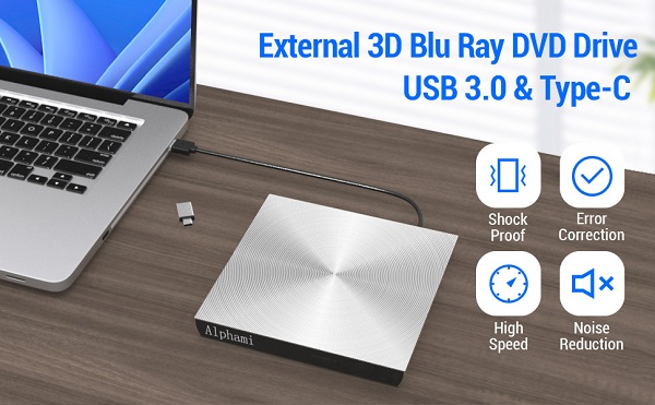 Alphami External DVD Drive