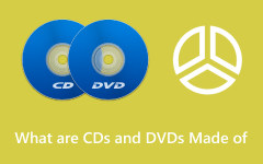 What are CDs DVDs Made of