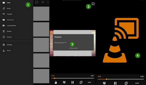 VLC Chromecast Android