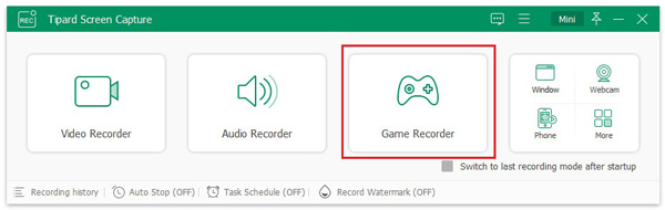 Select Game Recorder