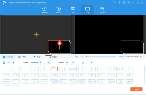 Adjust the borderline and position of videos