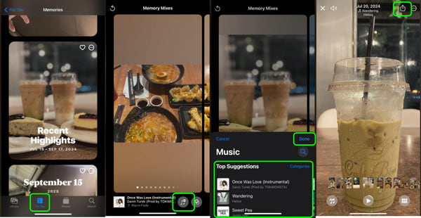 Add Music to Video Photos App