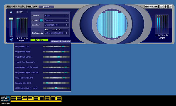 srs audio sandbox