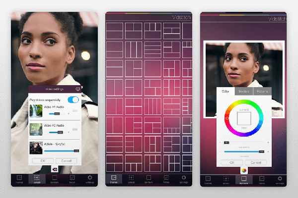 Vidstitch best video collage app