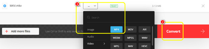 Format MP4 Convertio