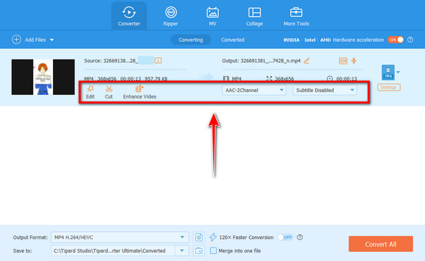 Tipard Modify Output