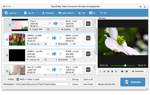 Tipard Mac Video Converter Ultimate