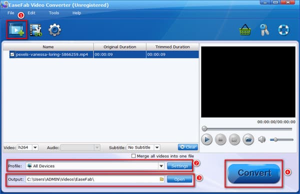 EaseFab Video Converter MKV to AMV