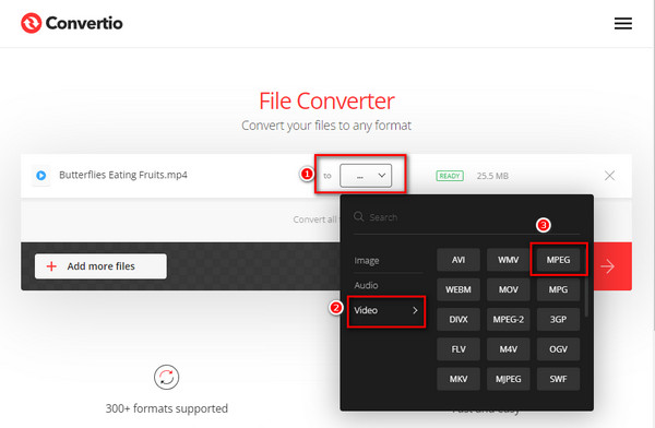 Convertio Select A Format