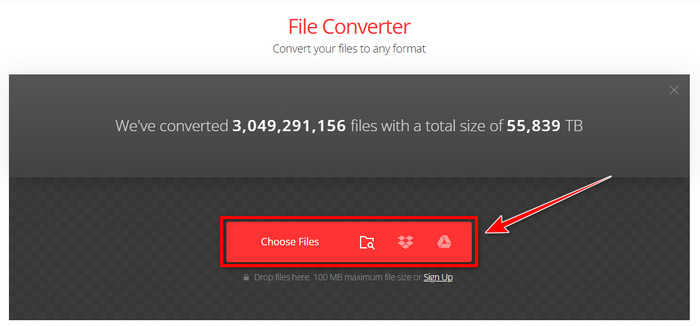 Convertio Choose File