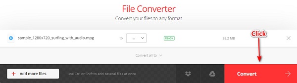 Convert Button Convertio