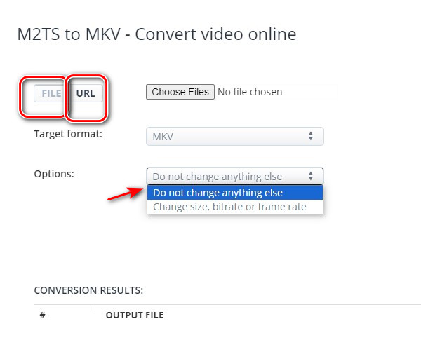 Aconvert M2ts to MKV