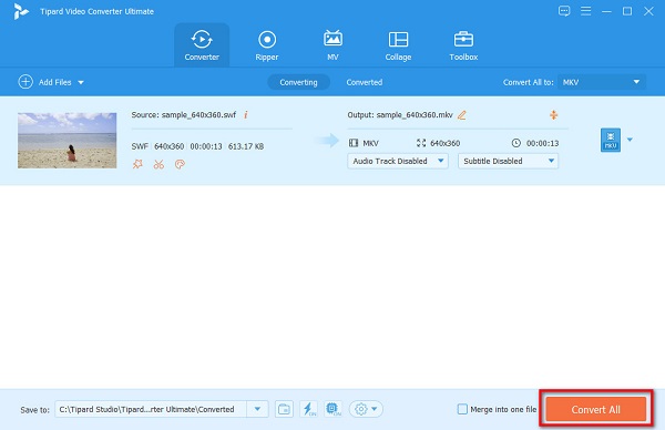 Convert SWF MKV