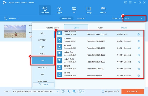 Select Button Output File