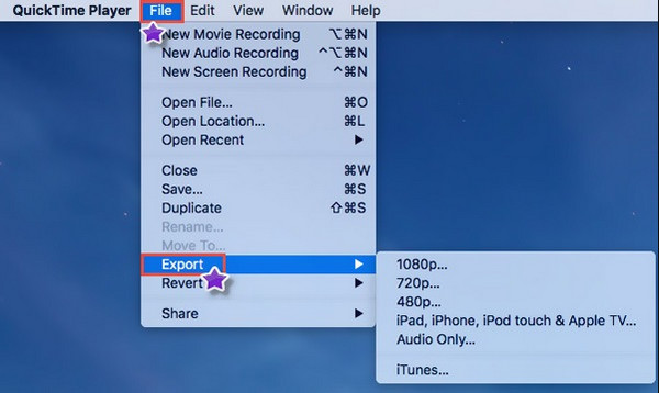 Export Quicktime Video