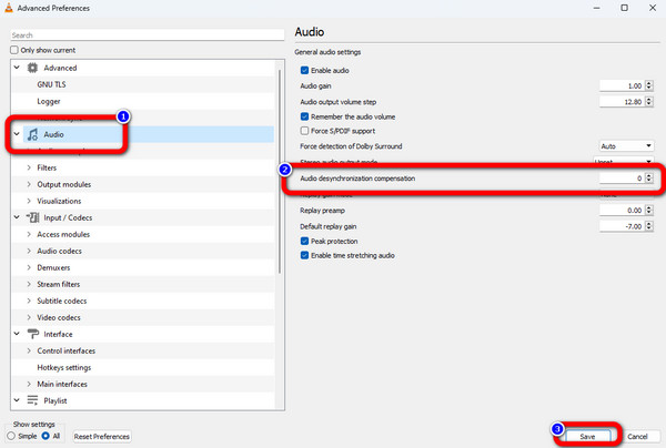 Audio Desynchronization Option